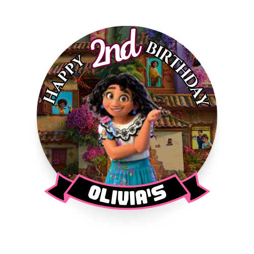 Digital Enchanting Encanto Cake Topper