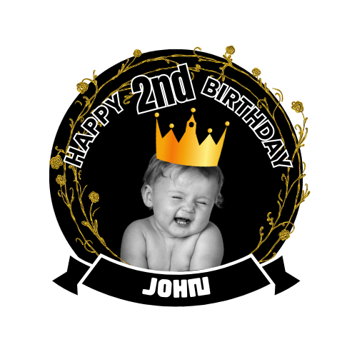 Biggie Smalls Birthday Theme Cake Topper