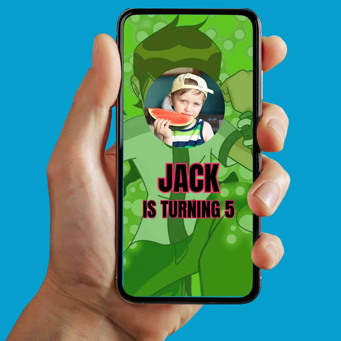 Animated Ben 10 Birthday Video invitation | Ben 10 theme Party Invitation