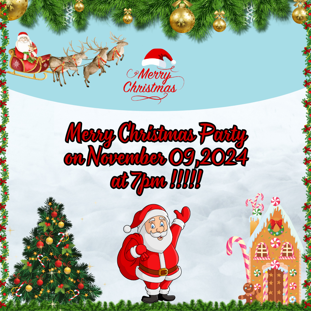 Editable Digital Christmas Party Reminder Card | Instant Download Holiday Event Invitation