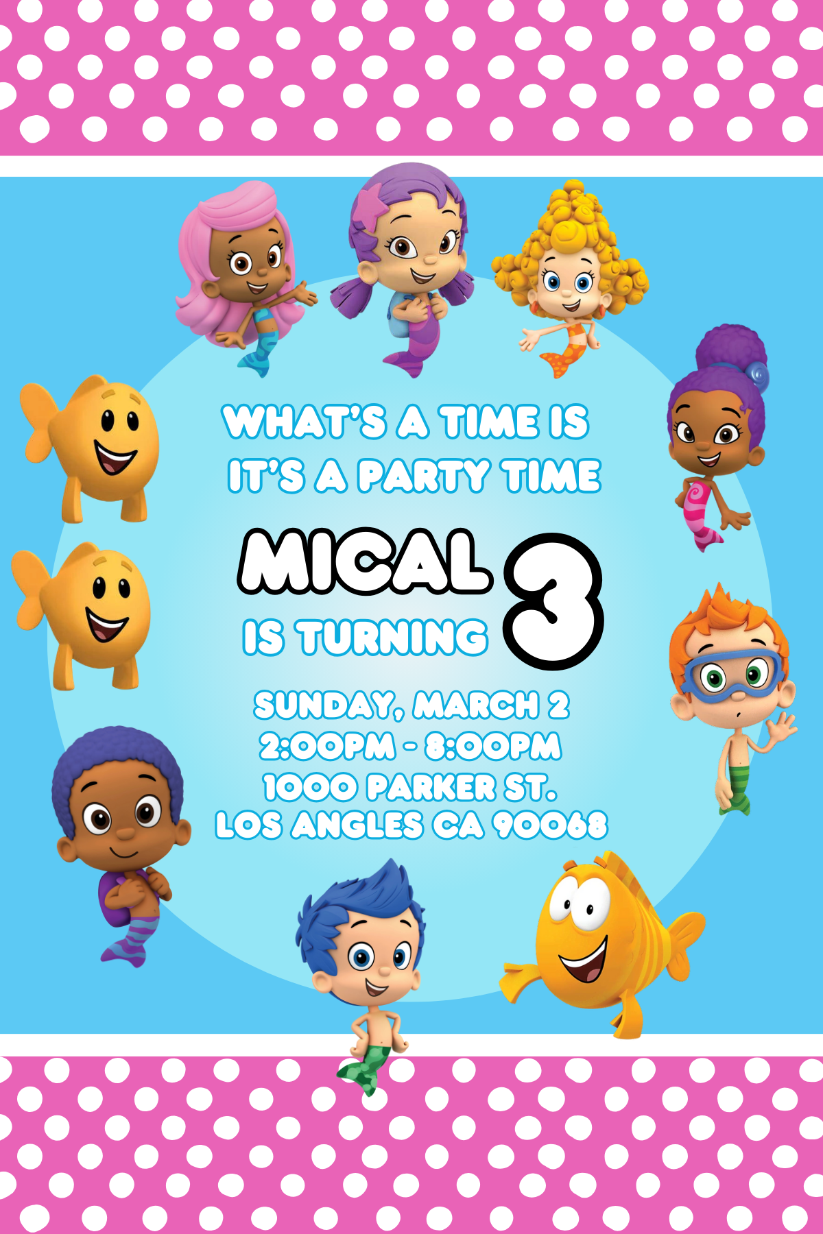 digital-bubble-guppies-birthday-card-invitation-personalized-digital-mr-invites for Free Bubble Guppies Birthday Printables Digital Bubble Guppies Birthday Card Invitation | Personalized Digital – Mr.Invites for Free Bubble Guppies Birthday Printables