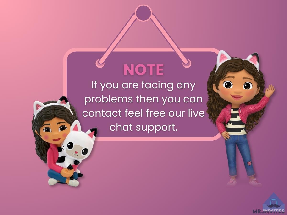 Digital Gabby's Dollhouse Birthday Invitation | Customizable & Interactive