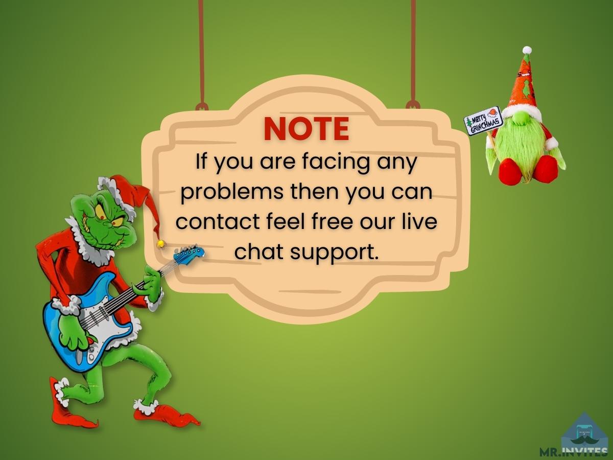 Merry Grinchmas Digital Birthday Invitation | Customizable Design