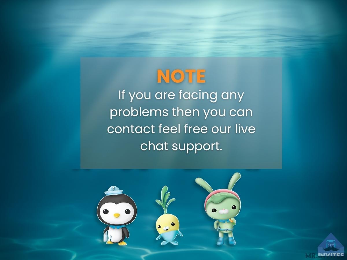 Octonauts Birthday Card Invitations - Underwater Adventure Theme | Personalize and Invite