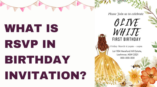 What Is RSVP In Birthday Invitation?