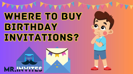 Where To Buy Birthday Invitations?
