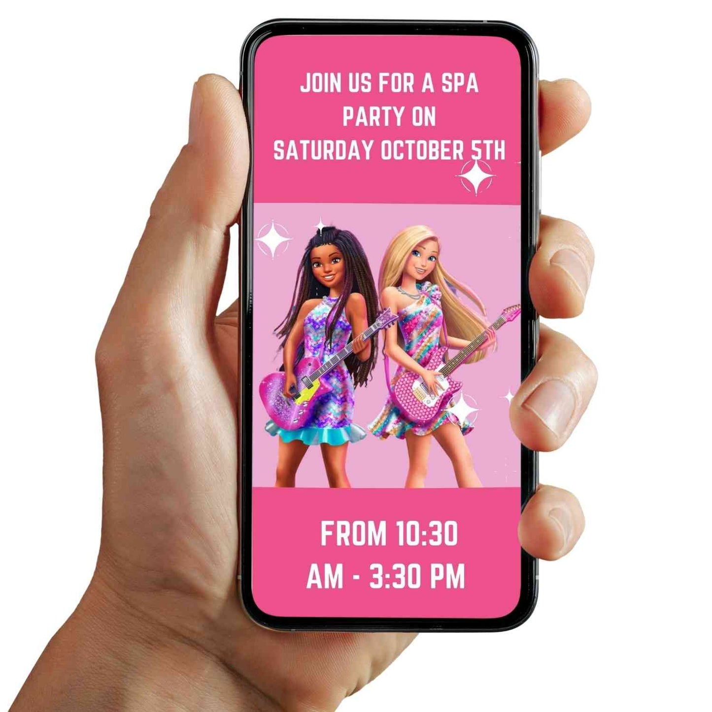 Sparkling Barbie Spa Birthday Video Invitation | Animated, Glamorous, and Fun-Filled Celebration!