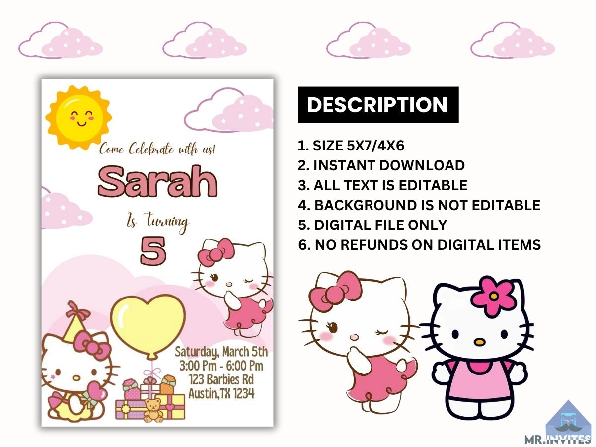 Hello Kitty Birthday Invitations | Hello Kitty Birthday Party Theme – Mr. Invites hello-kitty-birthday-invitations-hello-kitty-birthday-party-theme-mr-invites