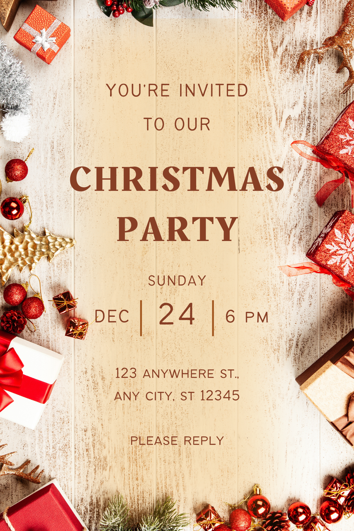 Christmas Party Invitation | Christmas Invitation Ideas