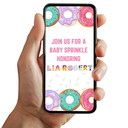 Donut Birthday Video Invitation | Personalized and Engaging | Donut Party Invite