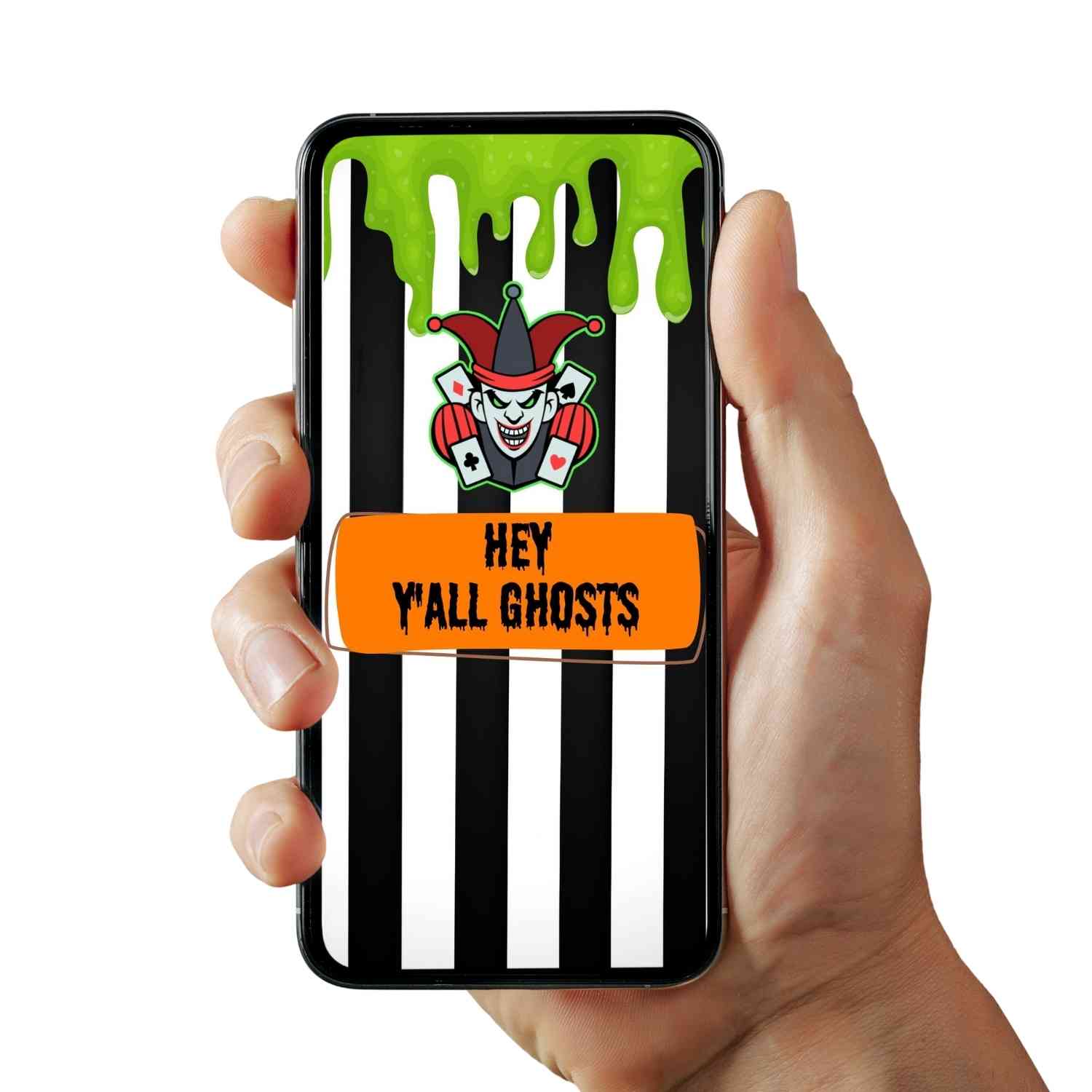 Animated Beetlejuice Birthday Party Invitation - Halloween Video Party Invite