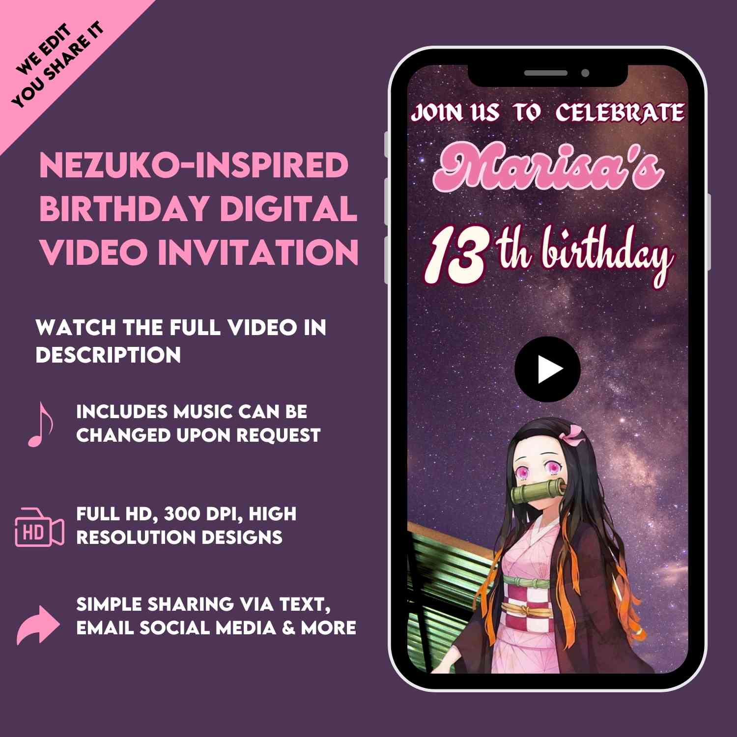Editable My Hero Academia Party Invites Instant Download | Bobotemp | My  hero academia, Birthday invitations kids, Birthday invitations