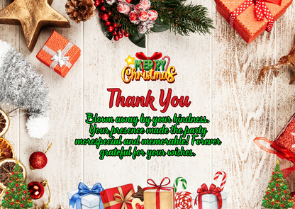 Christmas Thank You Card