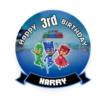 PJ Mask Cake Topper - Perfect PJ Mask Cake Decoration