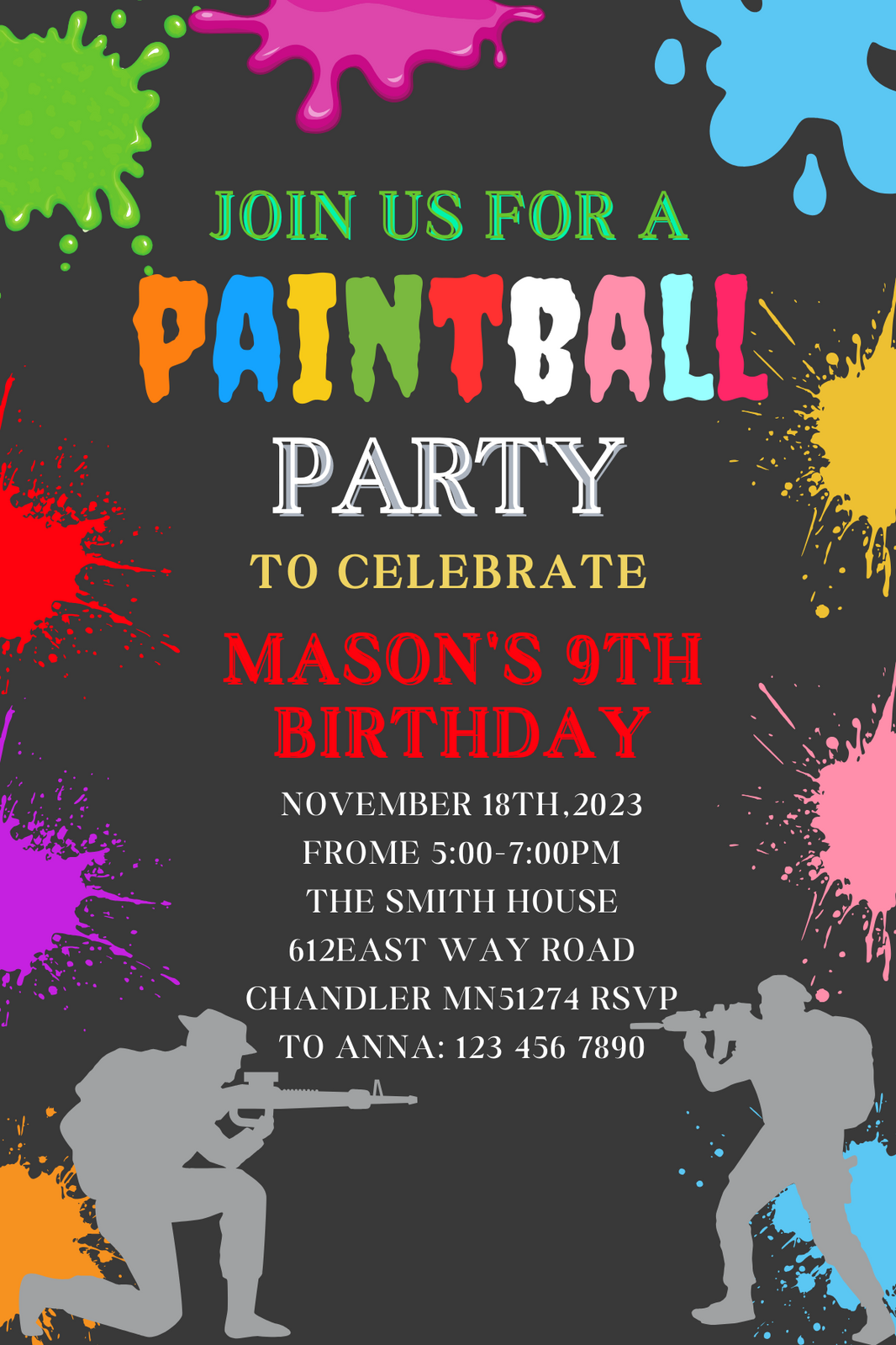 Kids Birthday Invitation + RSVP Webpage – Mr.Invites