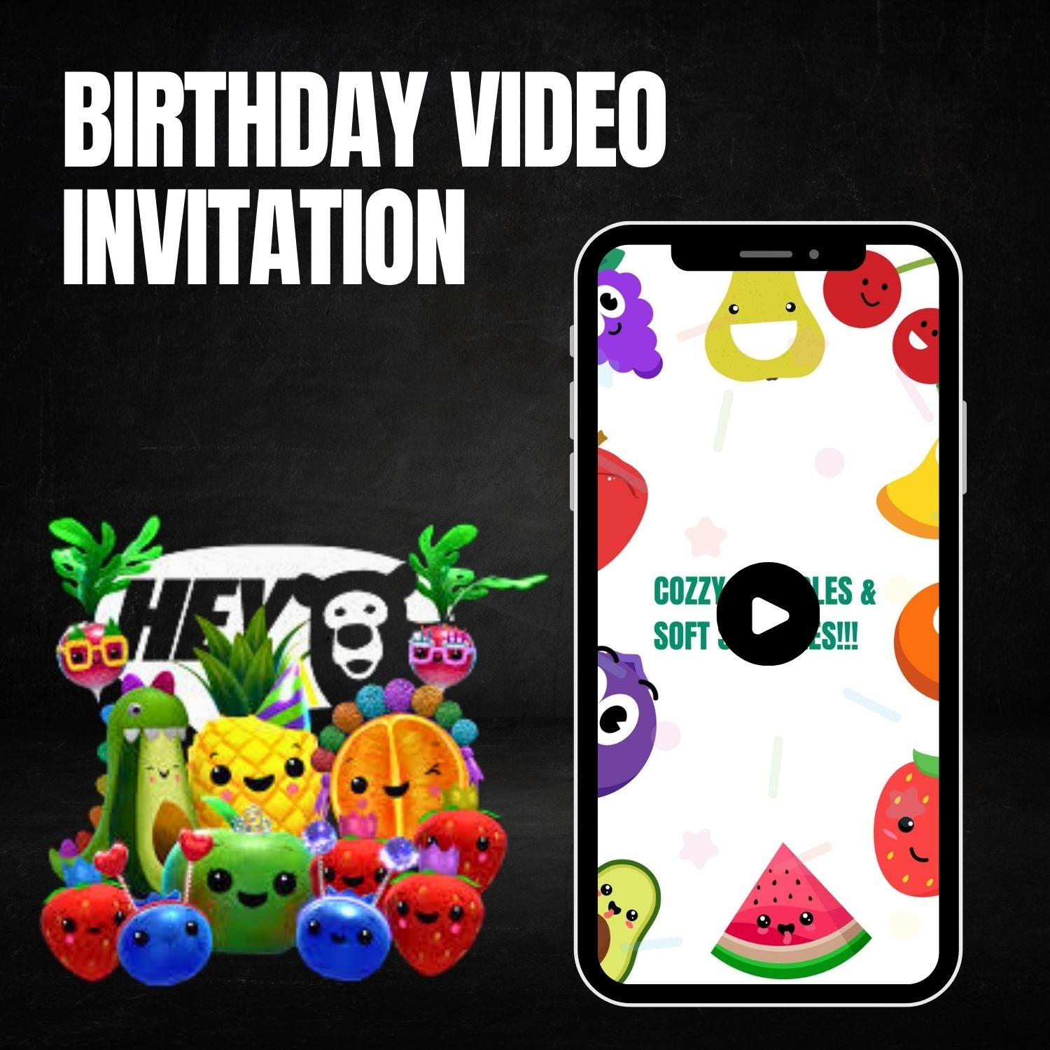 Bear Sensory Birthday Video Invitation | Fun and Interactive Celebration