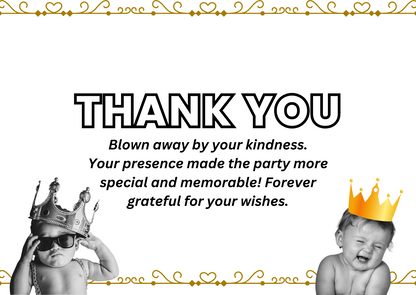 Biggi Small Birthday Thank You Card For Your Birthday