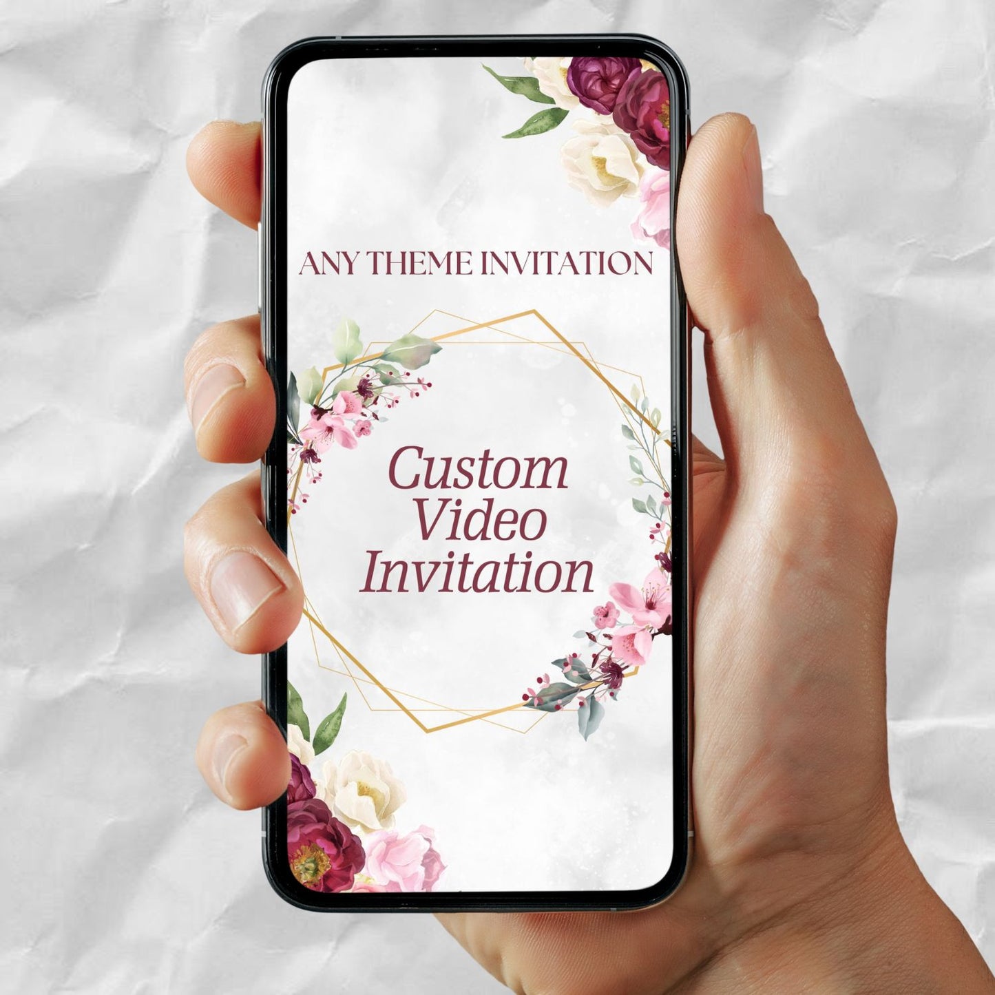 Custom Video Invitations | From Us Making Your Favourite Theme