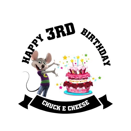 Digital Chuck E Cheese Birthday Cake Topper Mr Invites