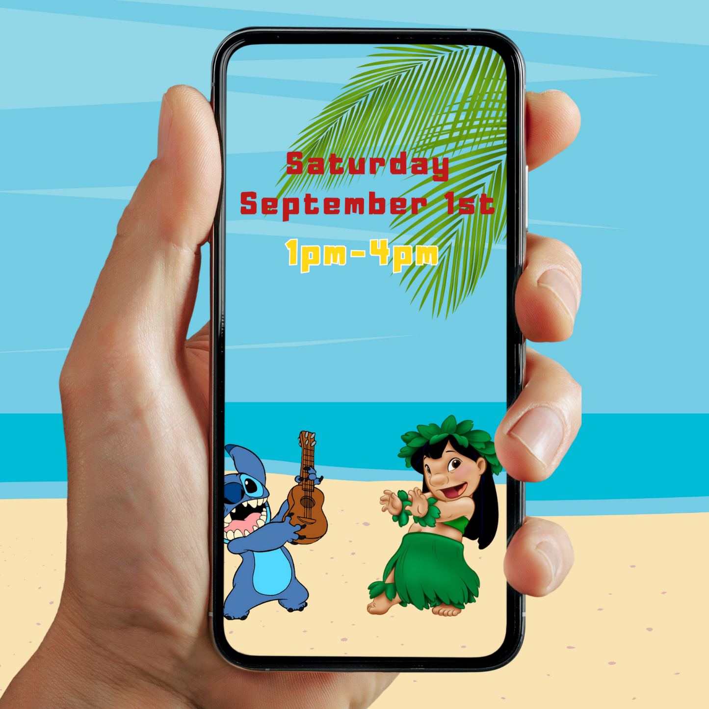 Lilo and Stitch Birthday Video Invitation | Animated Kids Party Invite