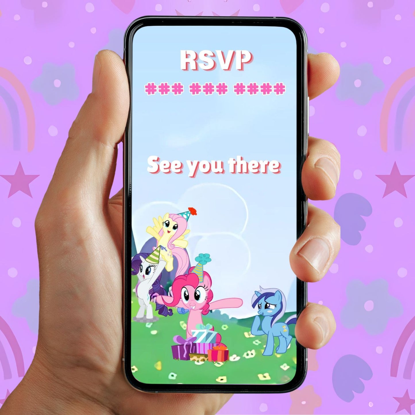 My Little Pony Birthday Video Invitation | Litle Pony Custom Party Invite