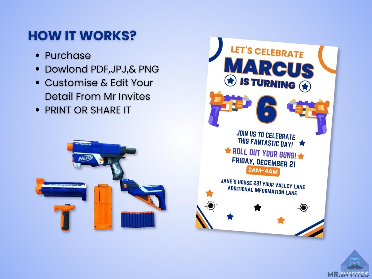 Nerf Battel Digital Birthday Party Invitation | Birthday Party Invites – Mr. Invites nerf-battel-digital-birthday-party-invitation-birthday-party-invites-mr-invites