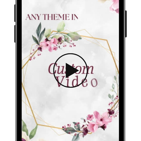 Custom Video Invitations | From Us Making Your Favourite Theme