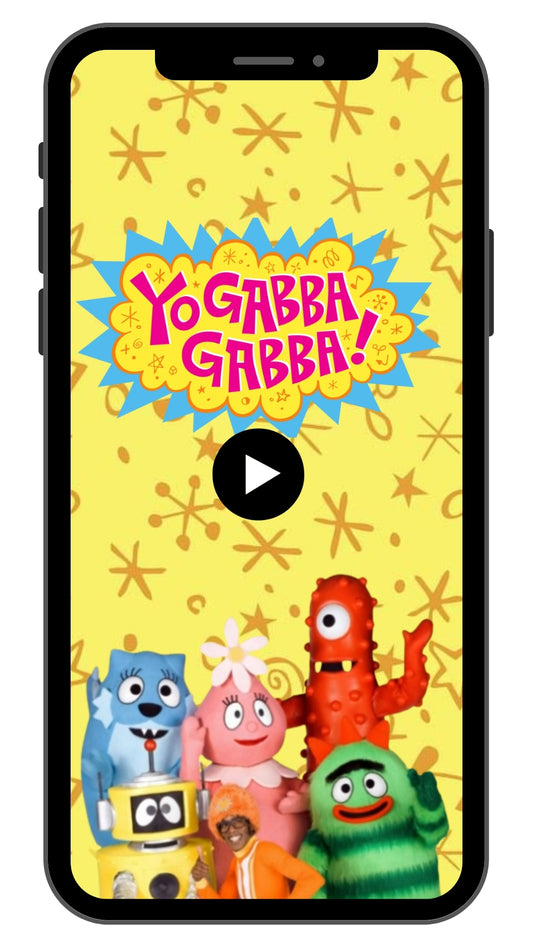 Personalized Yo Gabba Gabba Birthday Video Invitation | Customizable and Fun